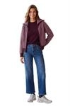 Street One Studio Damen Cardigan mit Karomuster und Rei&szlig;verschluss