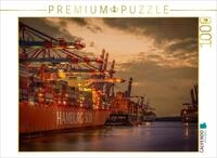 Puzzle &middot; Containerschiff Hamburg S&uuml;d und MSC Irene | Giganten der Nacht im