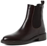 Tamaris Damen Boots Leder | 1-25302-45 &ndash; Pull-on, TOUCH-IT Fu&szlig;bett, flache Sohle