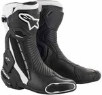 Alpinestars Herren Smx Plus V2 Boots Black/White/Fluo RedMotorcycle Clothing