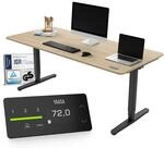Yaasa Desk Pro 180x80cm, Schreibtisch h&ouml;henverstellbar f&uuml;r B&uuml;ro Homeoffice 