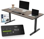 Yaasa Desk Pro 180x80cm, Schreibtisch h&ouml;henverstellbar f&uuml;r B&uuml;ro, Stehtisch 