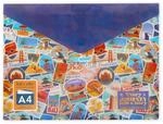 Legami Dokumentenmappe Fold & Order (A4) (TRAVEL STICKERS) | LEGAMI - ref. PFB0003 -