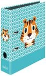 herlitz Ordner maX.file, A4, 8cm R&uuml;ckenbreite, T&uuml;rkis, Motiv: Cute Animals...