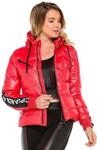 Cipo & Baxx Damen Winterjacke &ndash; Warme Gef&uuml;tterte Jacke im Modernen Casual...