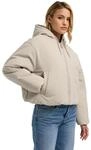 Navahoo Damen Winterjacke Anorak ultraleicht im Crop-Look Biscuitaa 14 | L&auml;nge: