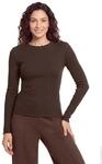 Cartoon Damen Langarm-Shirt mit Kragen
