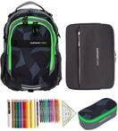 Elephant Schulrucksack Hero 4 Teile Set 12770 Cyber Camo Gr&uuml;n +rmlv 