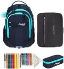 Elephant Schulrucksack Hero 4 Teile Set 13015 Tiff T&uuml;rkis +rmlv | Schulrucksackset