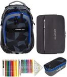 Elephant Schulrucksack Hero 4 Teile Set 12770 Cyber Camo Blau +rmlv 