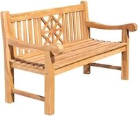 CLP Teak-Gartenbank Florida I Sitzbank Mit Ergonomischer Sitzfl&auml;che Aus...
