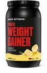 Body Attack Weight Gainer - Banana - 1,5 kg - Dein Mass Gainer f&uuml;r Masseaufbau...