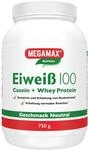 MEGAMAX Eiweiss 100. Geschmack Neutral. Inhalt: 750 g. Protein Pulver - mit