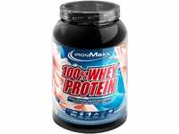 IronMaxx 100% Whey Protein Pulver - Melone 900g Dose | zuckerreduziertes,