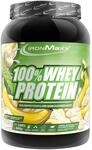 IronMaxx 100% Whey Protein Pulver - Banane Joghurt 900g Dose | zuckerreduziertes,