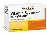 Vitamin B1-ratiopharm® 200 mg Tabletten: Mit nur einer Tablette täglich den...