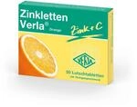 Zinkletten Verla Orange &ndash; 5 mg Zink in Form von Zinkcitrat+ 30 mg Vitamin C...