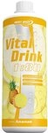 Best Body Nutrition Low Carb Vital Drink 1 Liter Flasche, Ananas