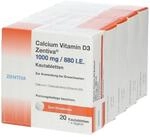 Calcium Vitamin D3 Zentiva 1000 mg/880 I.E. 100 St&uuml;ck - bei Calcium- und
