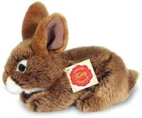 Teddy Hermann 93709 Hase sitzend braun 19 cm, Kuscheltier mit idealem Recyclinganteil