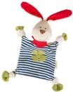 sigikid Schnuffeltuch Hase Gl&uuml;ck- aus Biobaumwolle - Baby Schmusetuch - Spielzeug