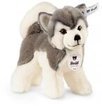 Steiff Kuscheltier Bernie Husky, S&uuml;&szlig;es Stofftier mit Kunststoffaugen, Kinder,