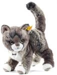 Steiff Kitty Katze - 25 cm - Kuscheltier f&uuml;r Babys - weich & waschbar - grau/beige -