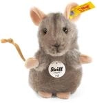 Steiff Piff Maus aufwartend - 10 cm - Kuscheltier f&uuml;r Kinder - Pl&uuml;schmaus -