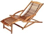 Casaria&reg; Sonnenliege Klappbar mit Fu&szlig;st&uuml;tze abnehmbar inkl. Kissen...