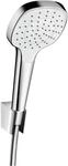 hansgrohe Duschset Croma Select E, Duschkopf mit Schlauch und Halterung, Handbrause