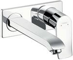 hansgrohe wassersparender Wasserhahn Metris Unterputz (Armatur mit Auslauf L&auml;nge