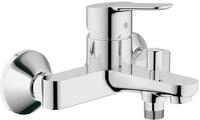 GROHE BauEdge, Badewannenarmatur (Duscharmatur f&uuml;r die Badewanne, Mischbatterie mit