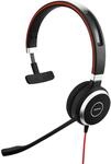 Jabra Evolve 40 MS Mono Headset &ndash; Microsoft Certified Headphones for VoIP Softphone