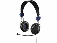 uRage X-Plode Essential PC-Headset, 3,5 mm Klinkenstecker, blau/schwarz