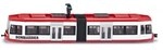 Siku 1895, Bombardier Stra&szlig;enbahn, 1:87, Metall/Kunststoff, Rot/Wei&szlig;,...