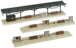 FALLER Bahnsteig Modellbausatz mit 43 Einzelteilen 584 x 37 x 41mm I Modelleisenbahn