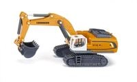 Siku 1874, Liebherr Hydraulikbagger, 1:87, Metall/Kunststoff, Gelb, Beweglicher