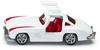 siku 1470, Mercedes-Benz 300 SL, Metall/Kunststoff, Weiß/Rot, Spielzeugauto für