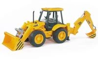 bruder 02428 - JCB 4CX Baggerlader | Baufahrzeug, Bagger, Lader, Spielzeug ab 3