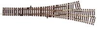 Roco H0 Dreiweg-Weiche 15&deg; 287,5 Mm Dww15