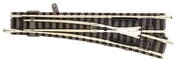 9179 N Fleischmann Piccolo (mit Bettung) Weiche, rechts 111 mm 15 &deg; 430 mm 1...