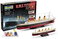 Revell Modellbausatz Schiff 1:700&1:1200 - Geschenkset R.M.S. Titanic im Ma&szlig;stab