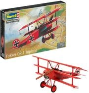 Revell Modellbausatz Flugzeug 1:72 - Fokker Dr.1 Triplane I Ma&szlig;stab 1:72 I Level 4 I