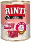 RINTI - Sensible | Nassfutter f&uuml;r sensible, ausgewachsene Hunde mit nat&uuml;rlichen