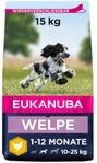 Eukanuba Welpenfutter mit frischem Huhn f&uuml;r mittelgro&szlig;e Rassen, Premium