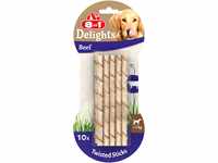 8in1 Delights Beef Twisted Sticks - gesunde Kaustangen für sensible Hunde,