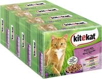 Kitekat Katzenfutter Nassfutter Markt Mix in Gelee, 48 Portionsbeutel (4 x 12 x...