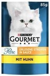 PURINA GOURMET Perle Erlesene Streifen Katzenfutter nass, mit Huhn, 24er Pack...
