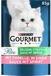 Gourmet PURINA Perle Erlesene Streifen mit Gem&uuml;se Katzenfutter nass, mit...