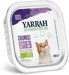Yarrah Br&ouml;ckchen Huhn Truthahn 100g Bio Katzenfutter, 16er Pack (16 x 0.1 kg)
